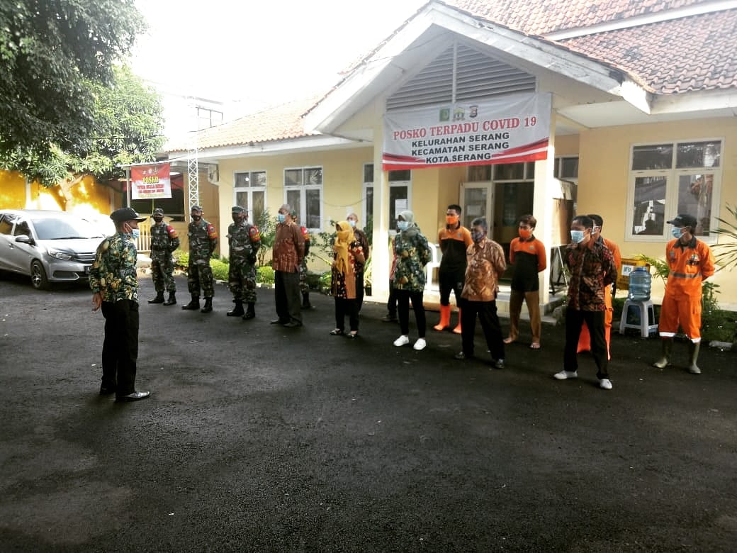 Posko Covid-19 Kelurahan Serang