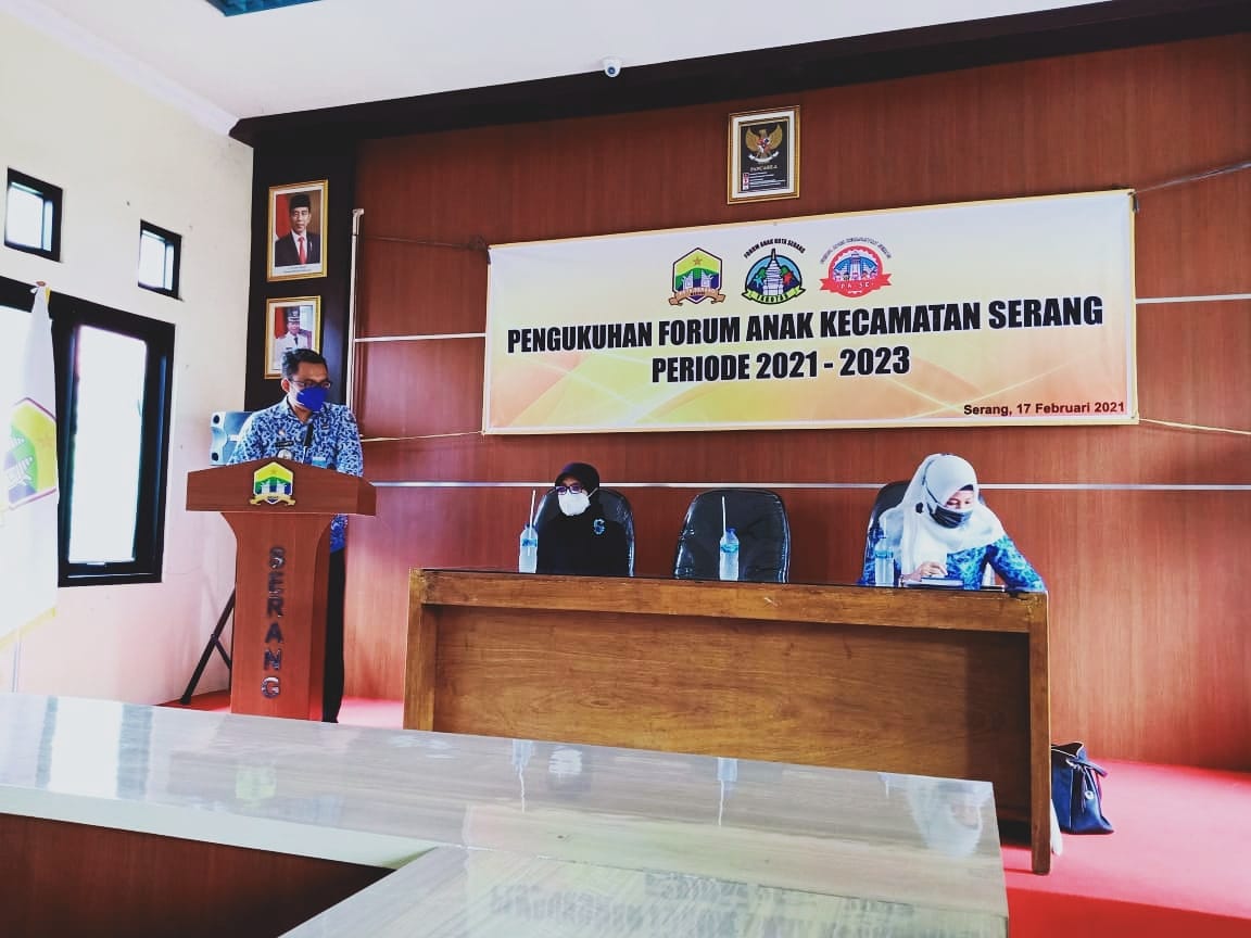 Pengukuhan Forum Anak Kecamatan Serang