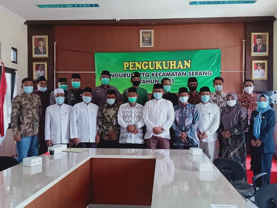 Pengukuhan pengurus LPTQ Kecamatan Serang Tahun 2021