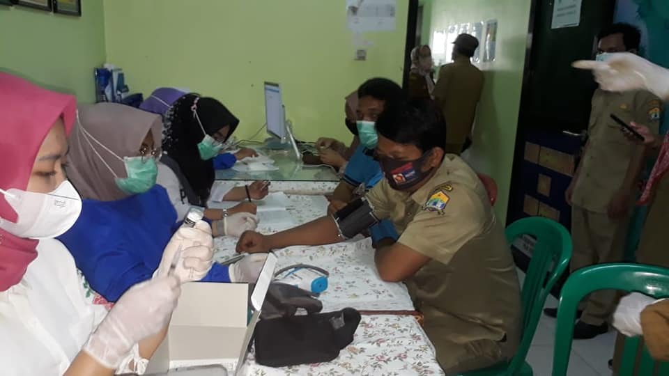 Vaksinasi Covid-19 OPD Kelurahan se-Kecamatan Serang