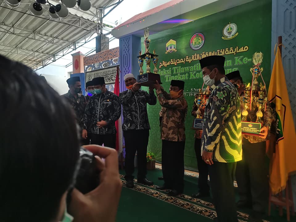 Kecamatan Serang Mendapat Juara Umum Ke-3 Kota Serang STQ II 2020 Seleksi Tilawatil Quran