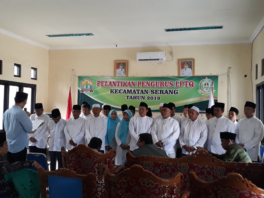 Pelantikan Pengurus LPTQ Lembaga Pengembangan Tilawatil Quran Kecamatan Serang