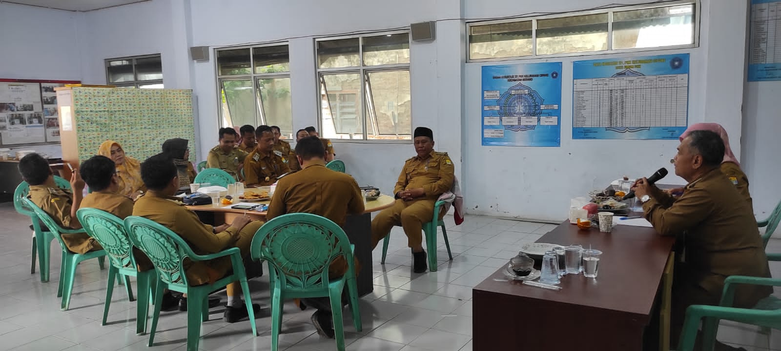 Rapat koordinasi Bulanan Dikelurahan