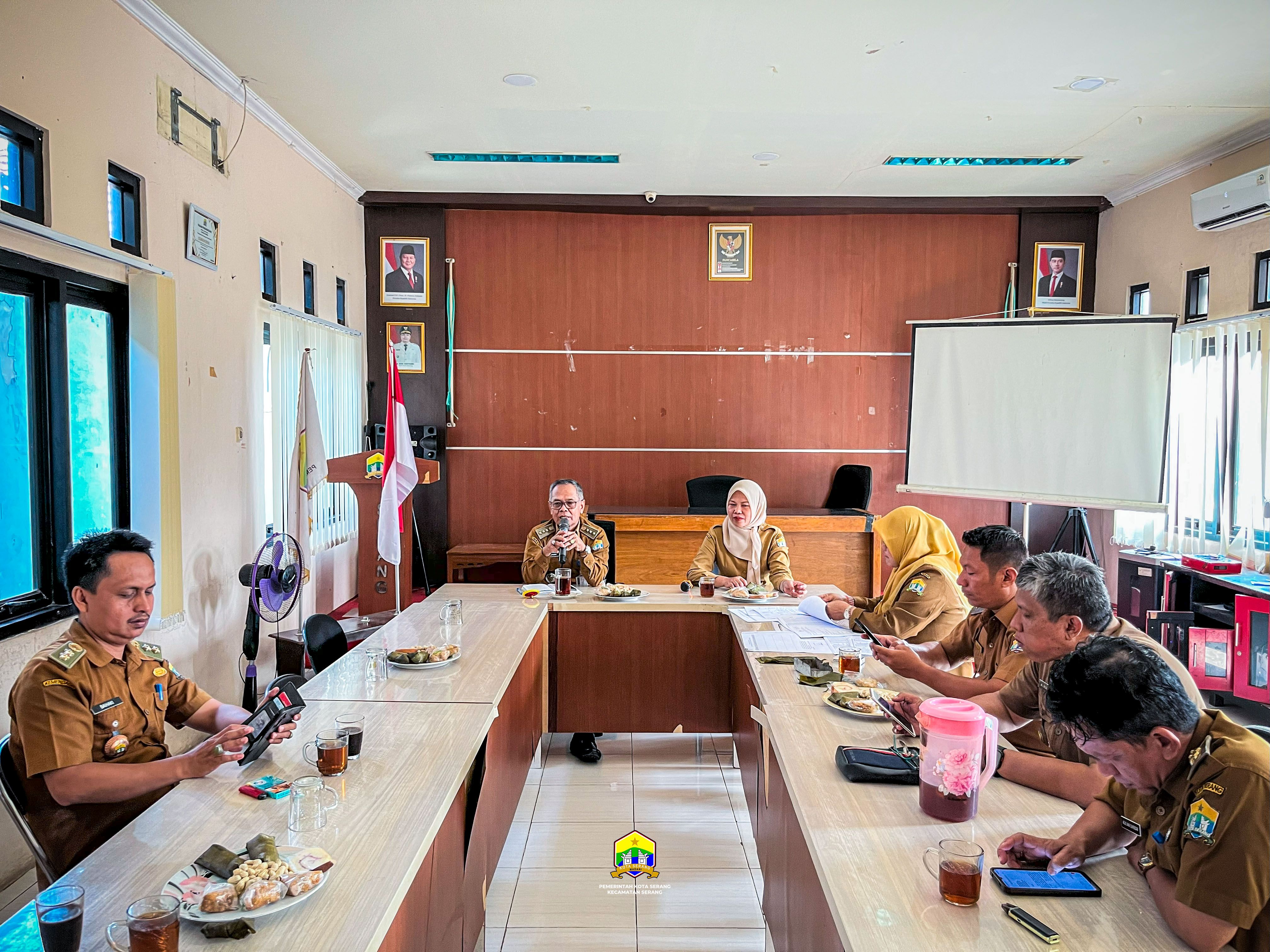 BRIEFING MINGGUAN DI KECAMATAN SERANG - SELASA, 23 SEPTEMBER 2025