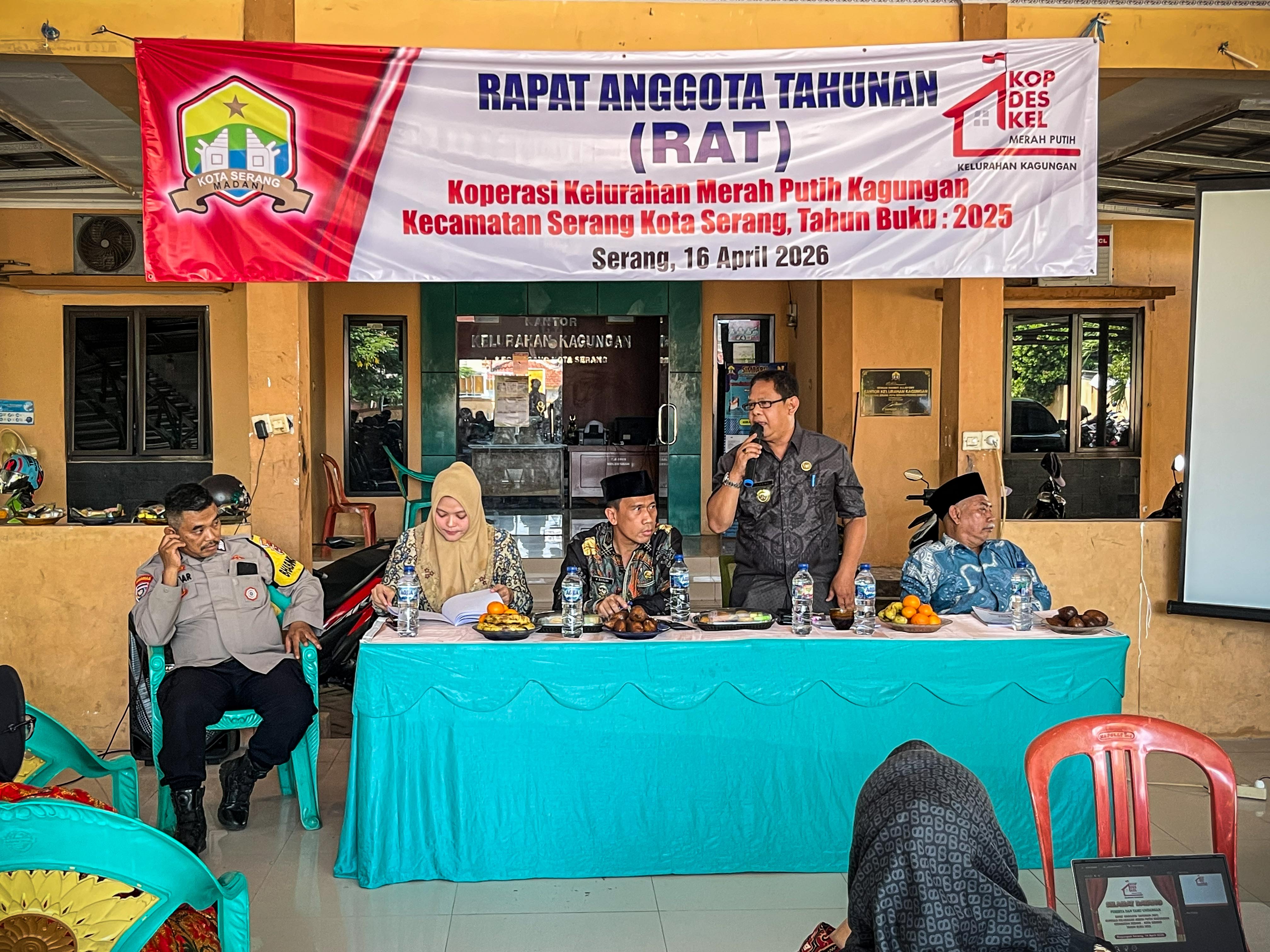RAPAT ANGGOTA TAHUNAN KOPERASI MERAH PUTIH KEL.KAGUNGAN - KAMIS, 16 APRIL 2026