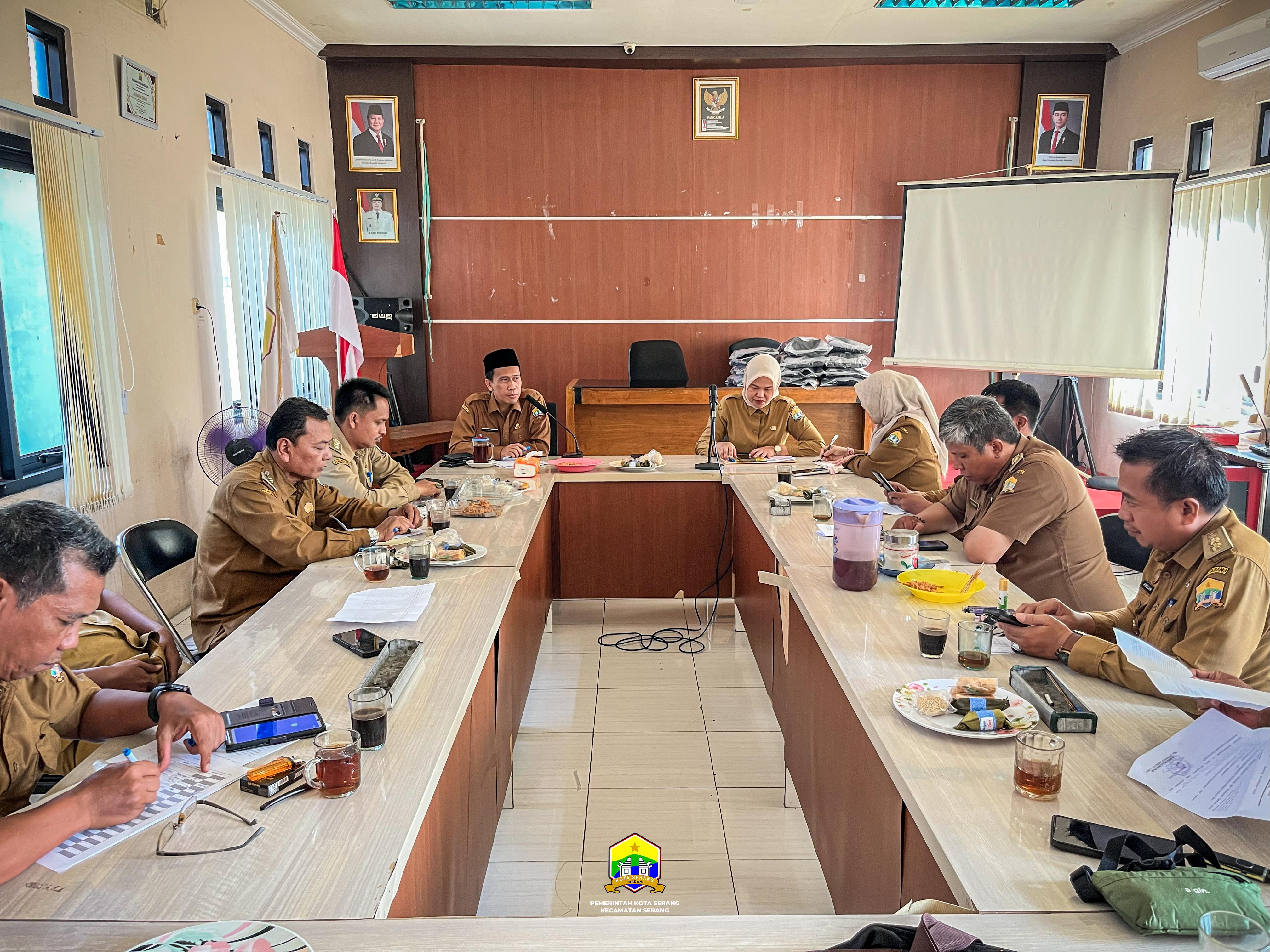 BRIEFING MINGGUAN DI KECAMATAN SERANG - SELASA, 21 OKTOBER 2025