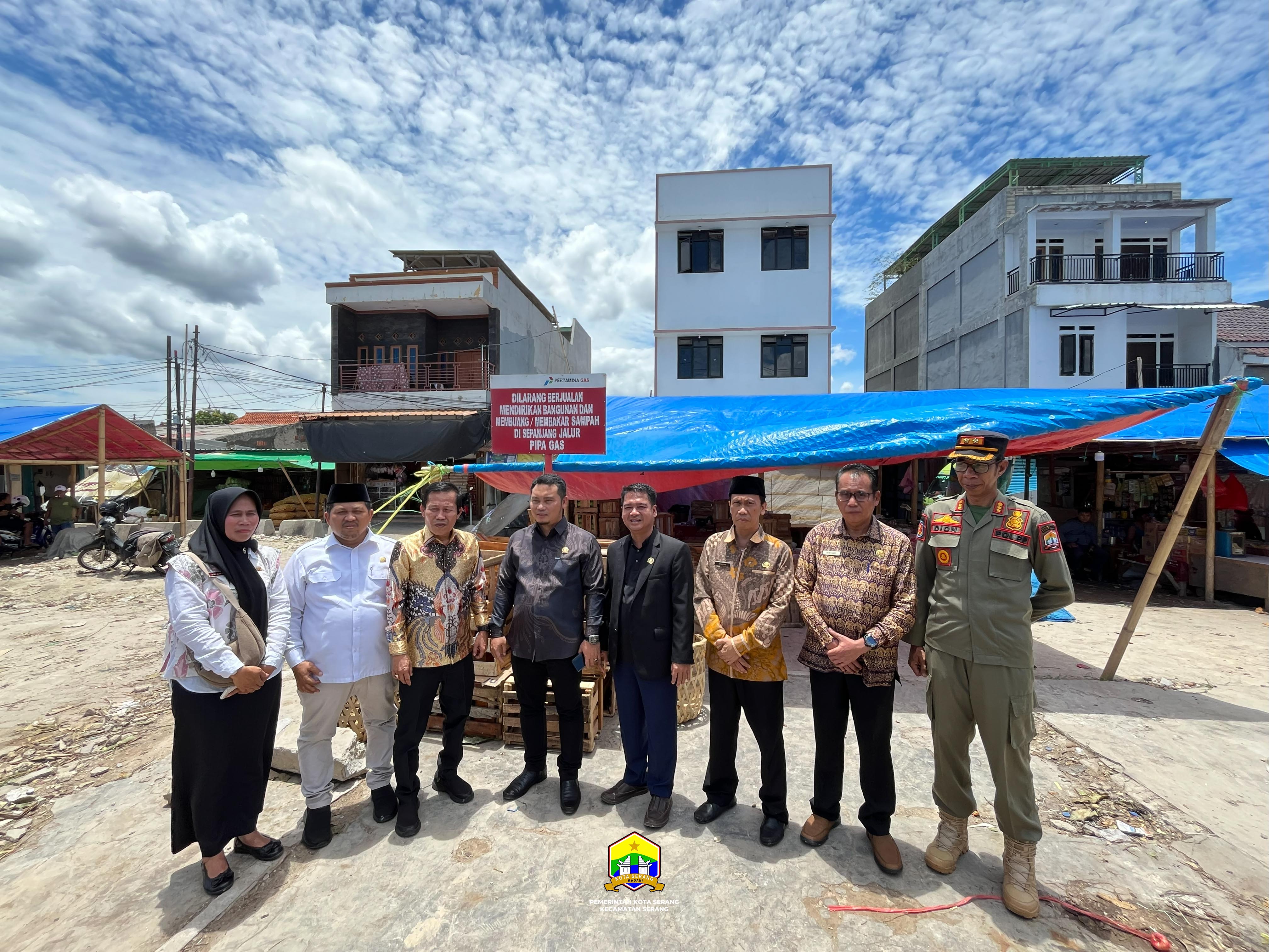 SIDAK BANGUNAN ILEGAL DI PASAR RAU - KAMIS, 23 OKTOBER 2025