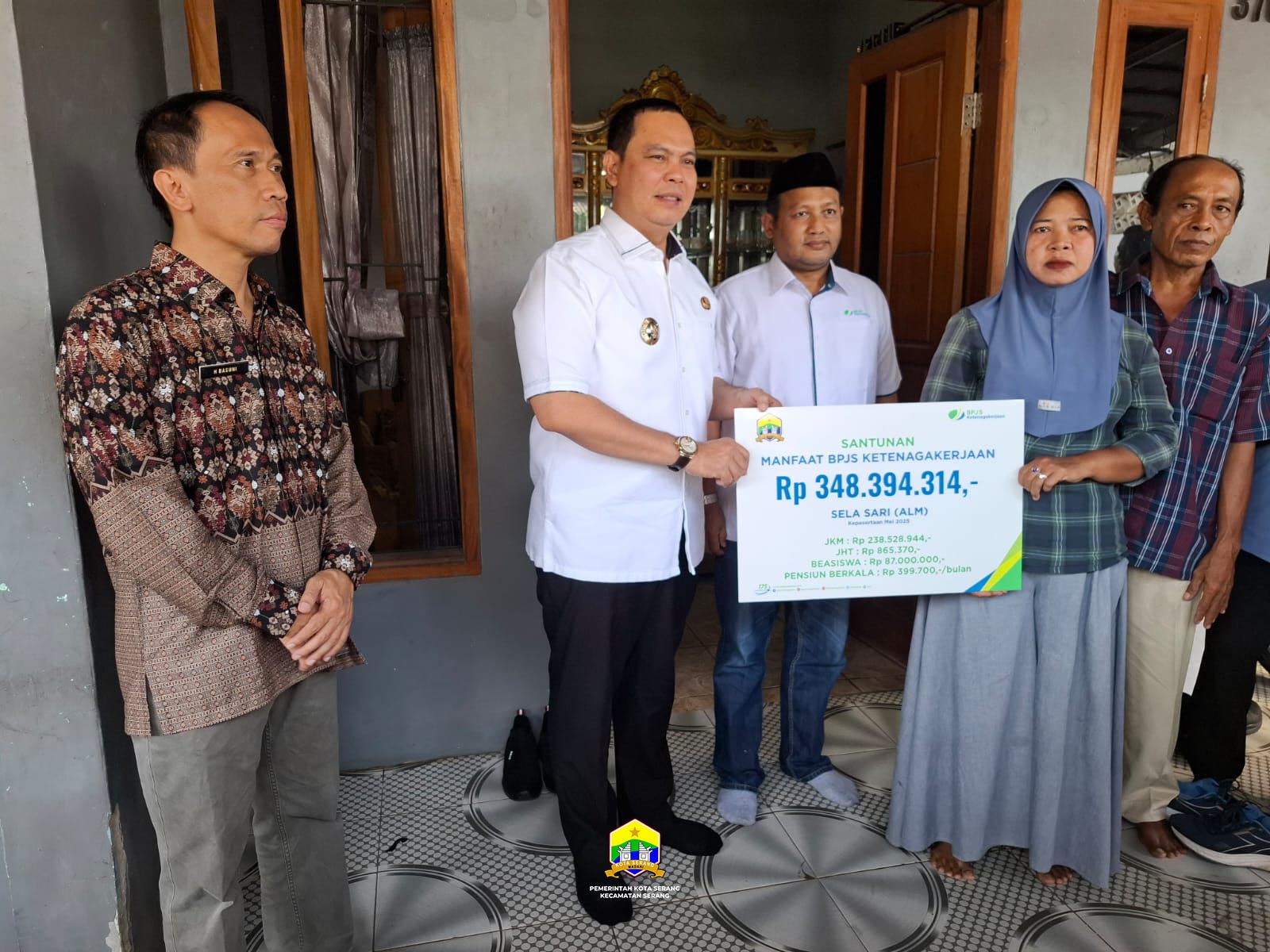 PENYERAHAN SANTUNAN JAMINAN KEMATIAN KECELAKAAN KERJA - JUMAT, 07 NOVEMBER 2025