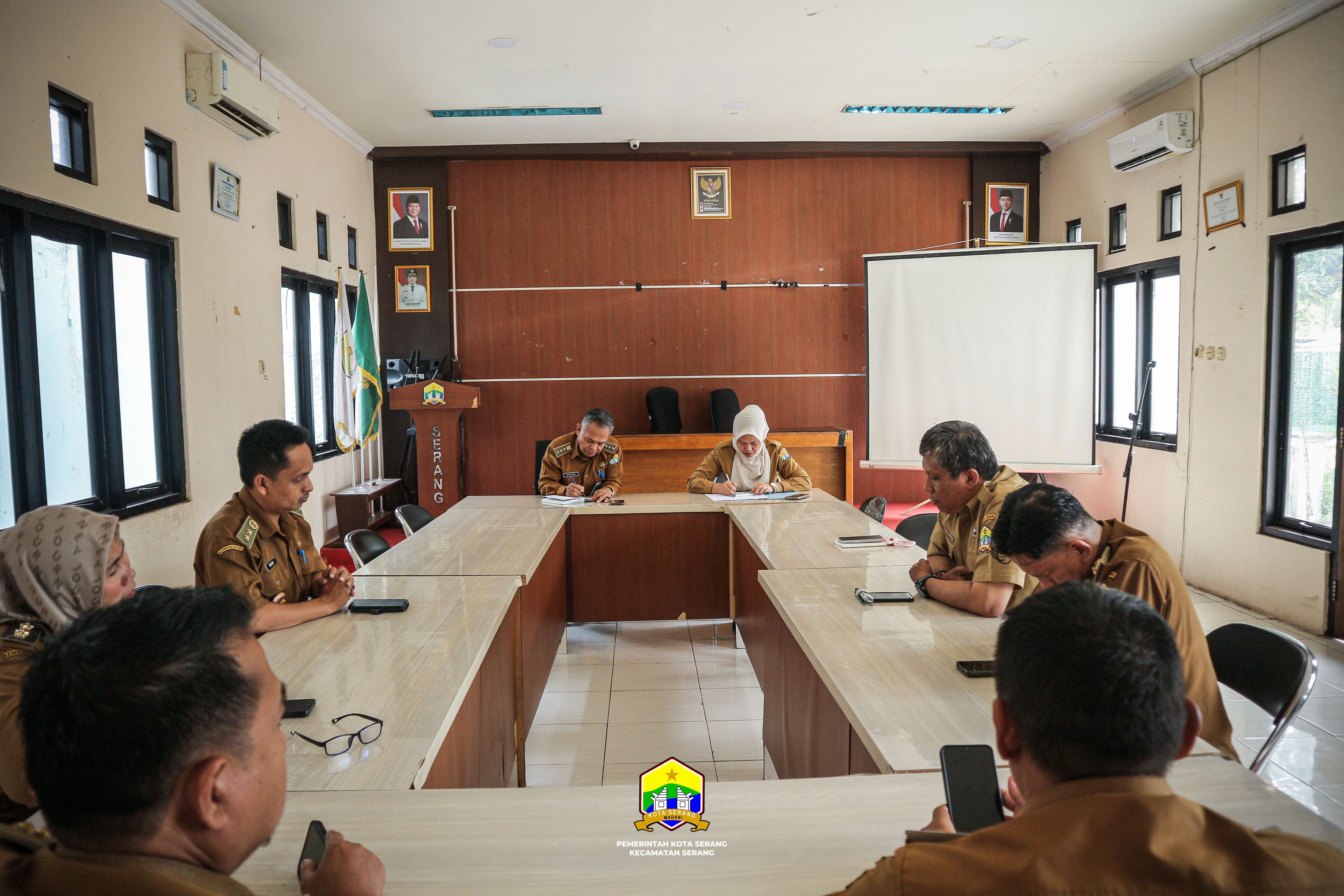 BRIEFING MINGGUAN DI KECAMATAN SERANG - SELASA, 11 MARET 2025