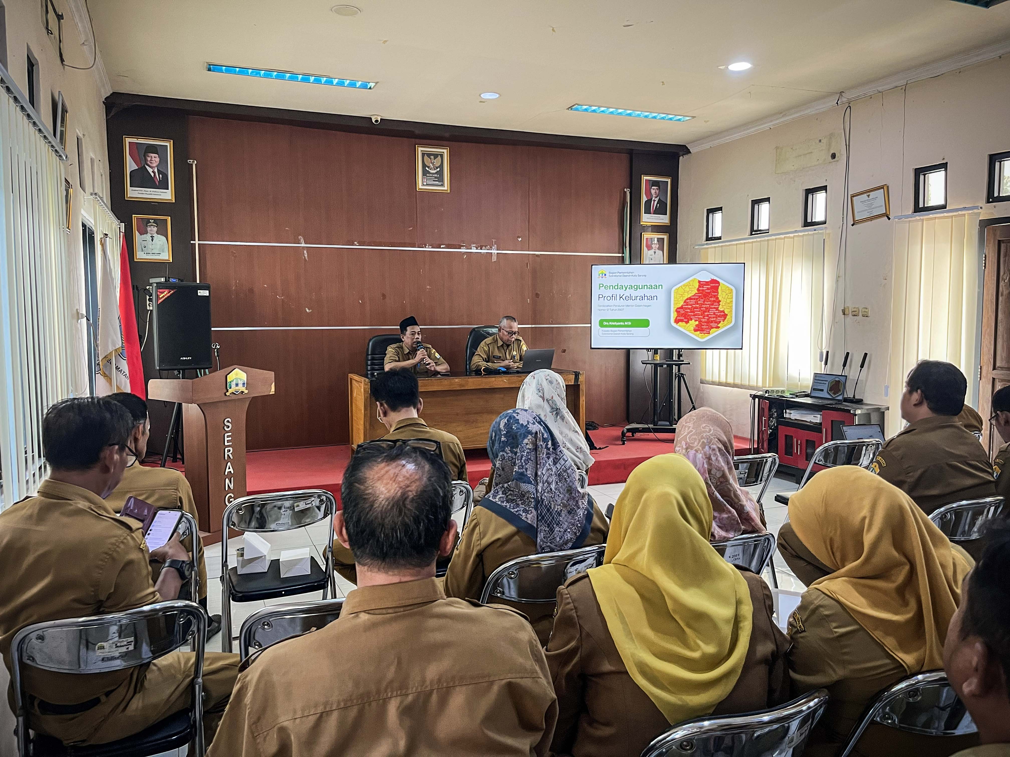 PEMBINAAN TEKNIS PENGINPUTAN DATA PROFIL KELURAHAN TAHUN 2026 - SELASA, 21 JULI 2026