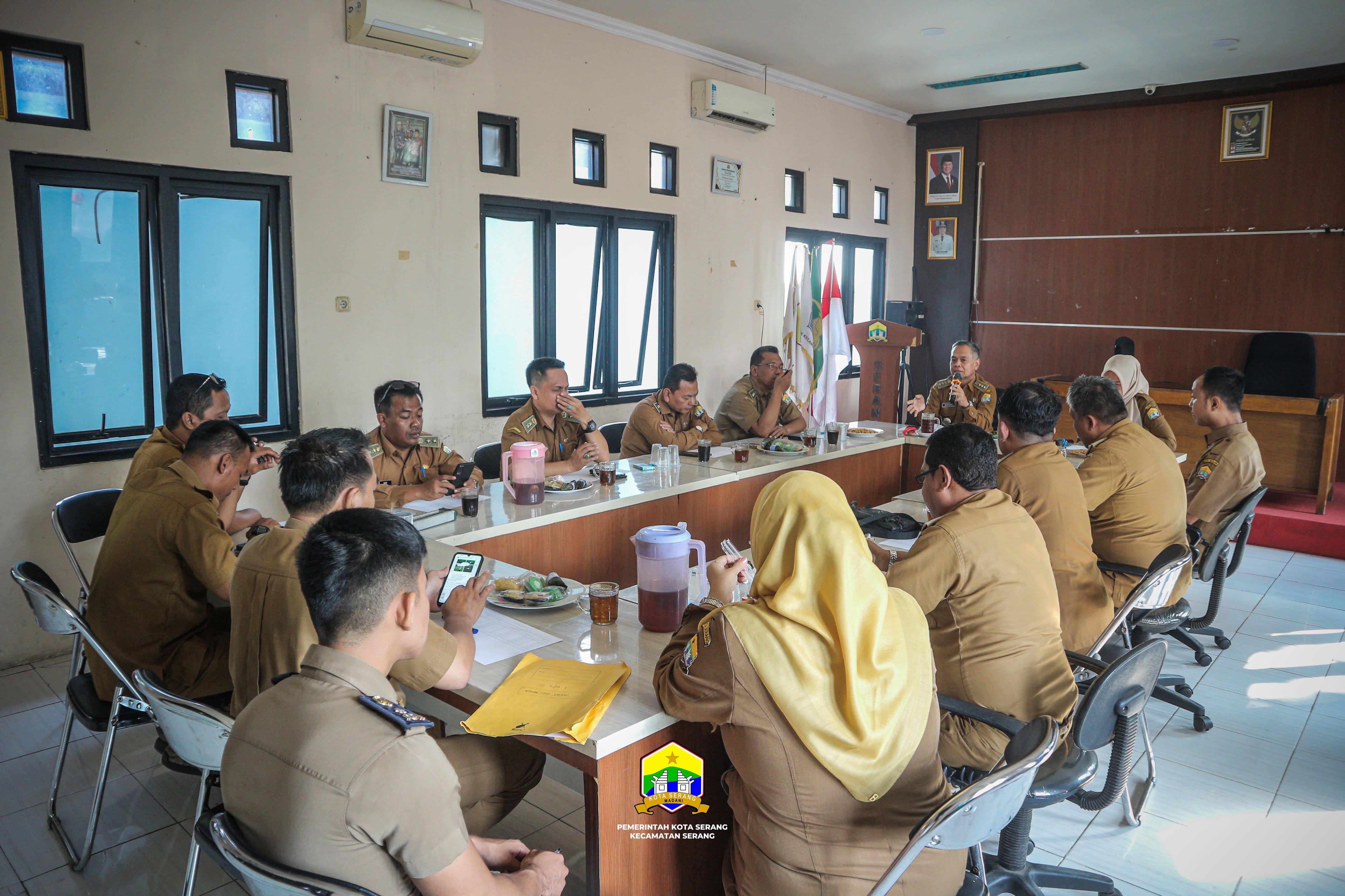 BRIEFING MINGGUAN DI KECAMATAN SERANG - SELASA, 06 MEI 2025