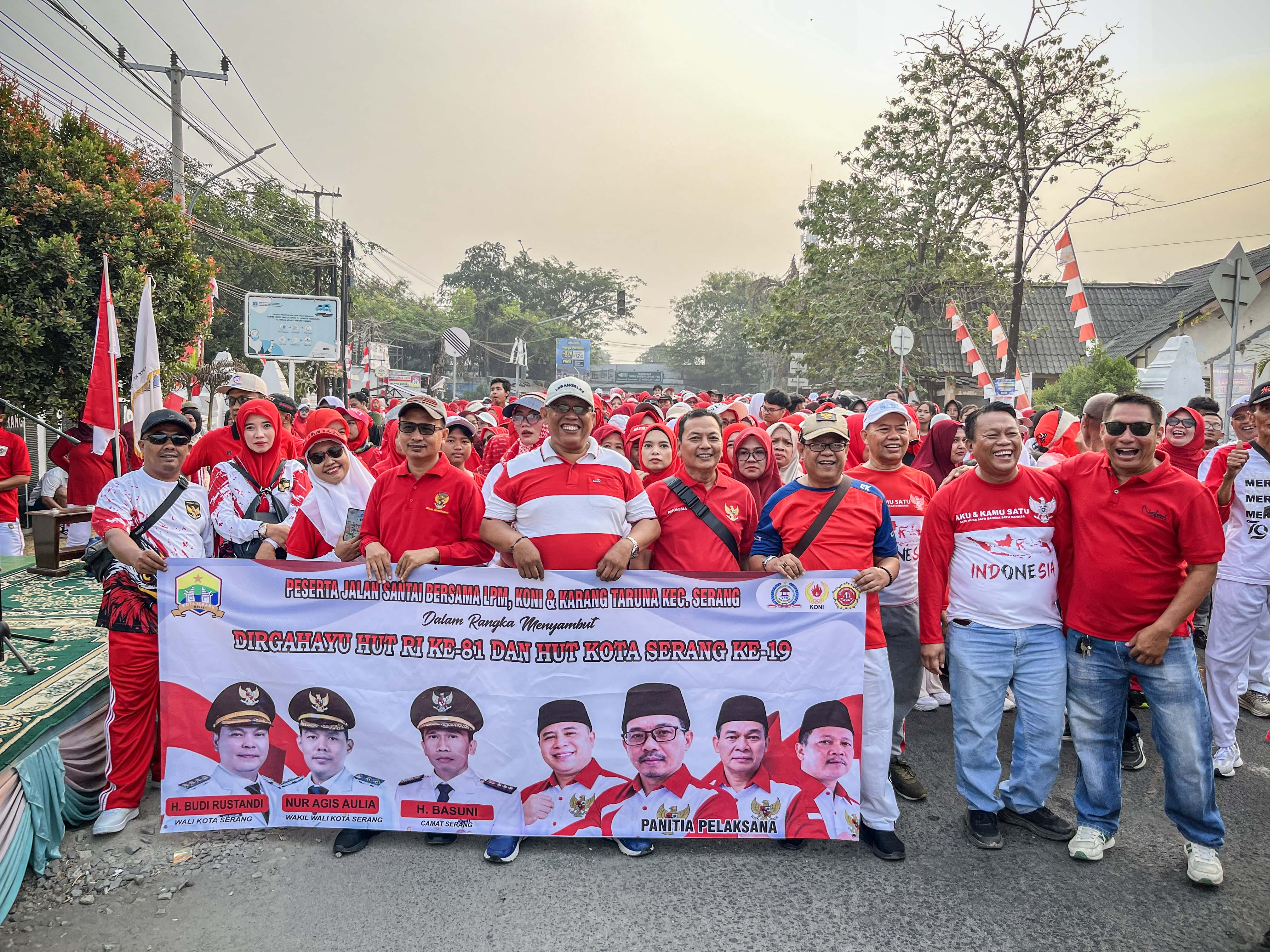 JALAN SANTAI KECAMATAN SERANG - SABTU, 15 AGUSTUS 2026