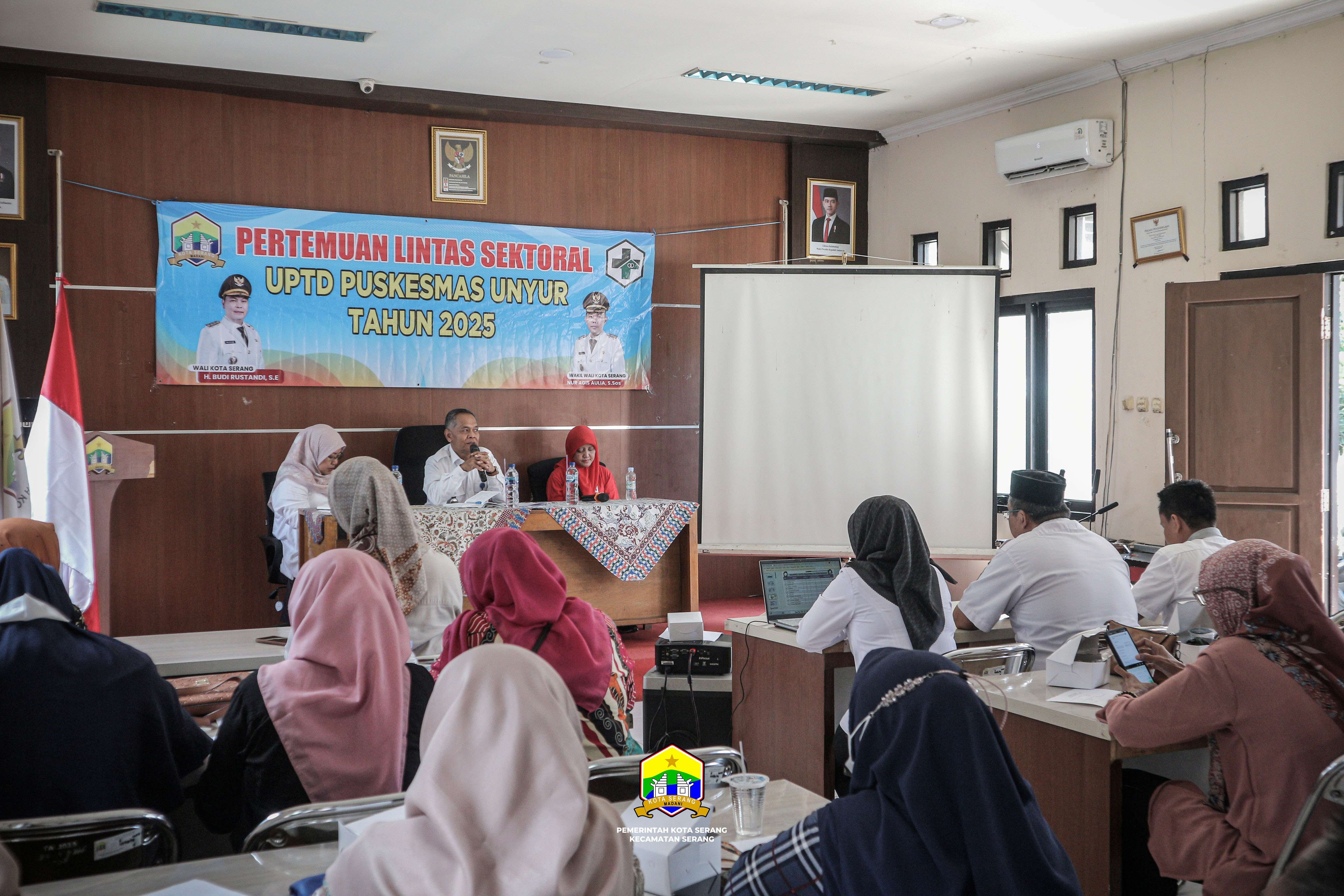 PERTEMUAN LINTAS SEKTORAL UPTD PUSKESMAS UNYUR TAHUN 2025 - RABU, 02 JULI 2025