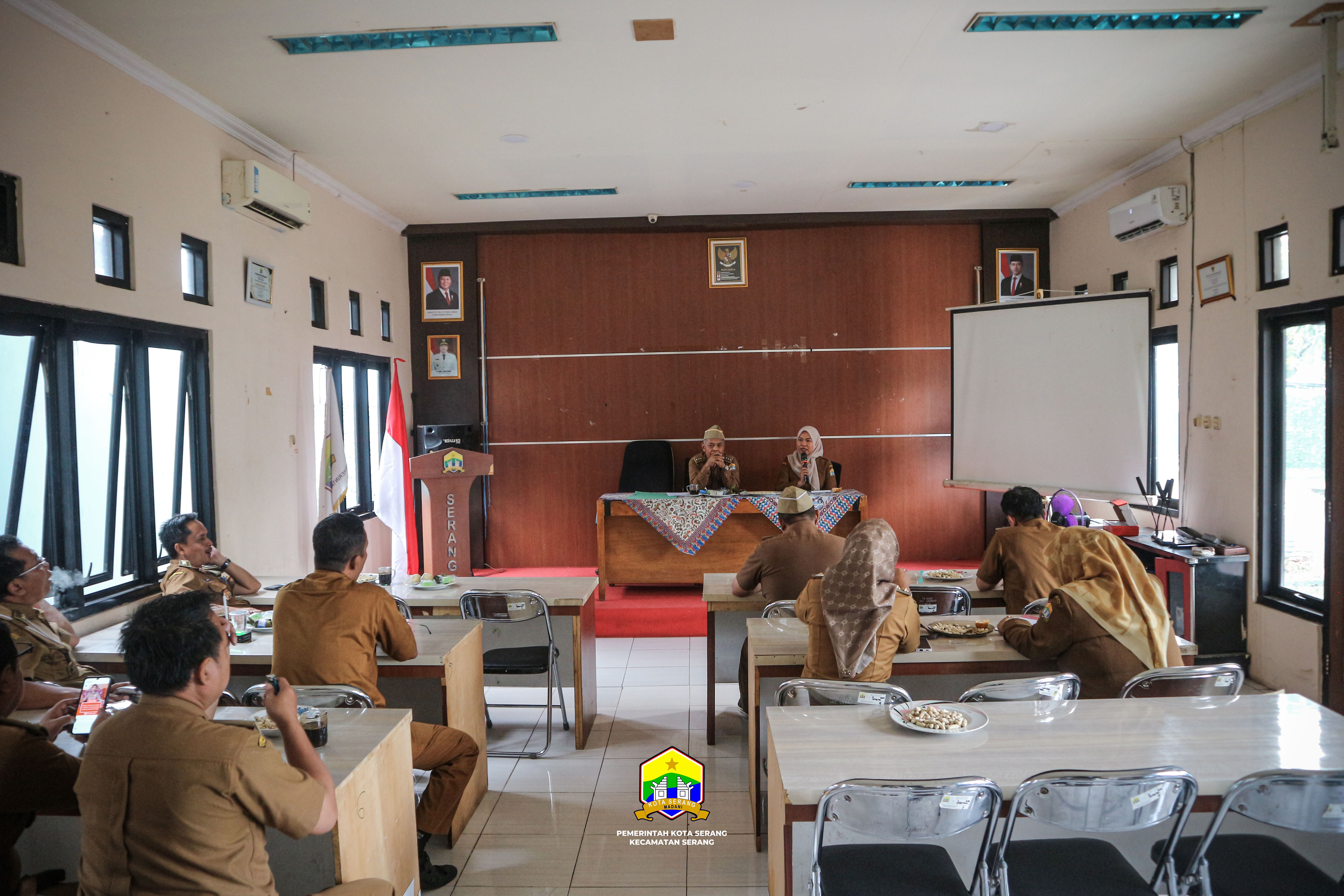 BRIEFING MINGGUAN DI KECAMATAN SERANG - SELASA, 15 JULI 2025