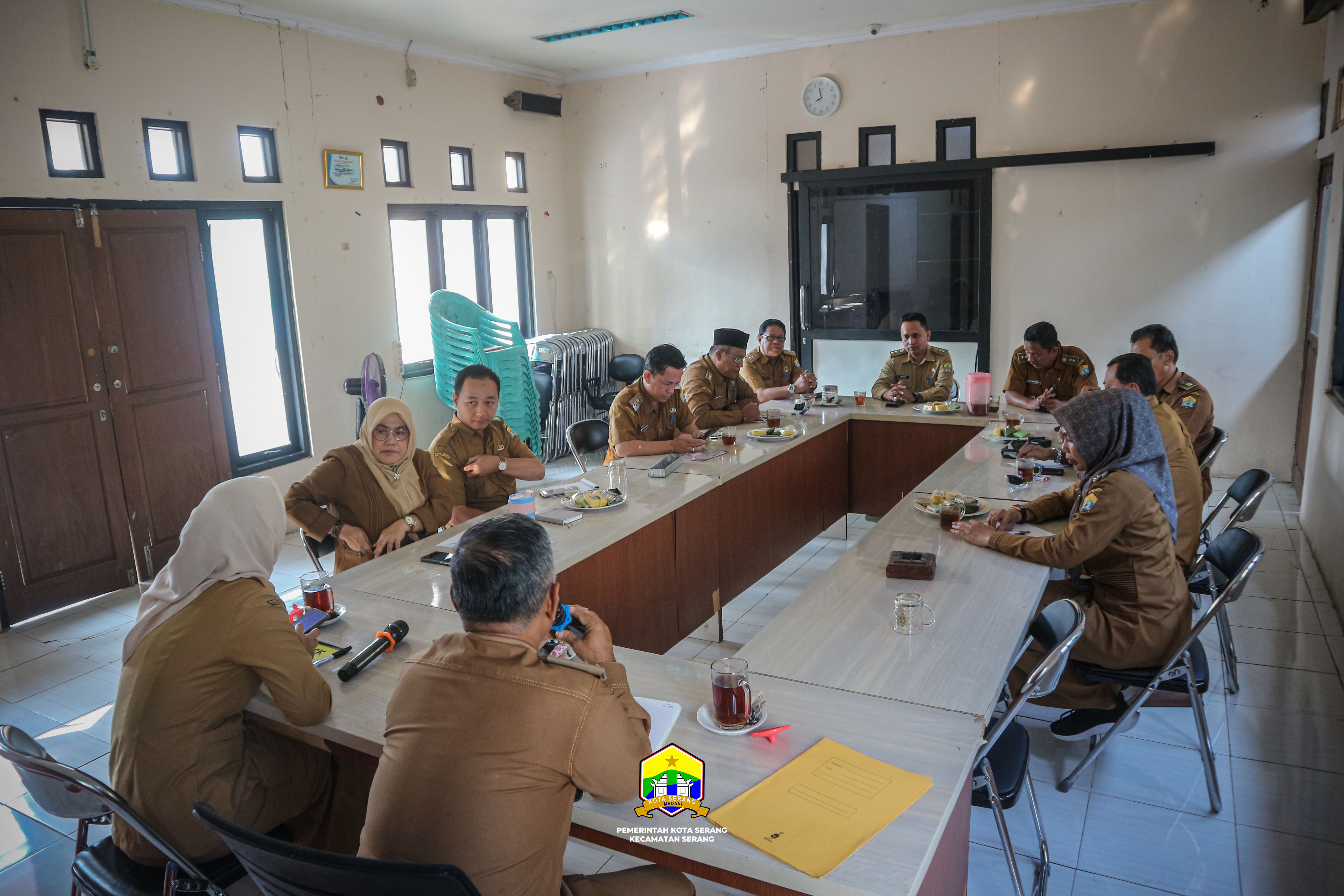 BRIEFING MINGGUAN DI KECAMATAN SERANG - SELASA, 22 JULI 2025