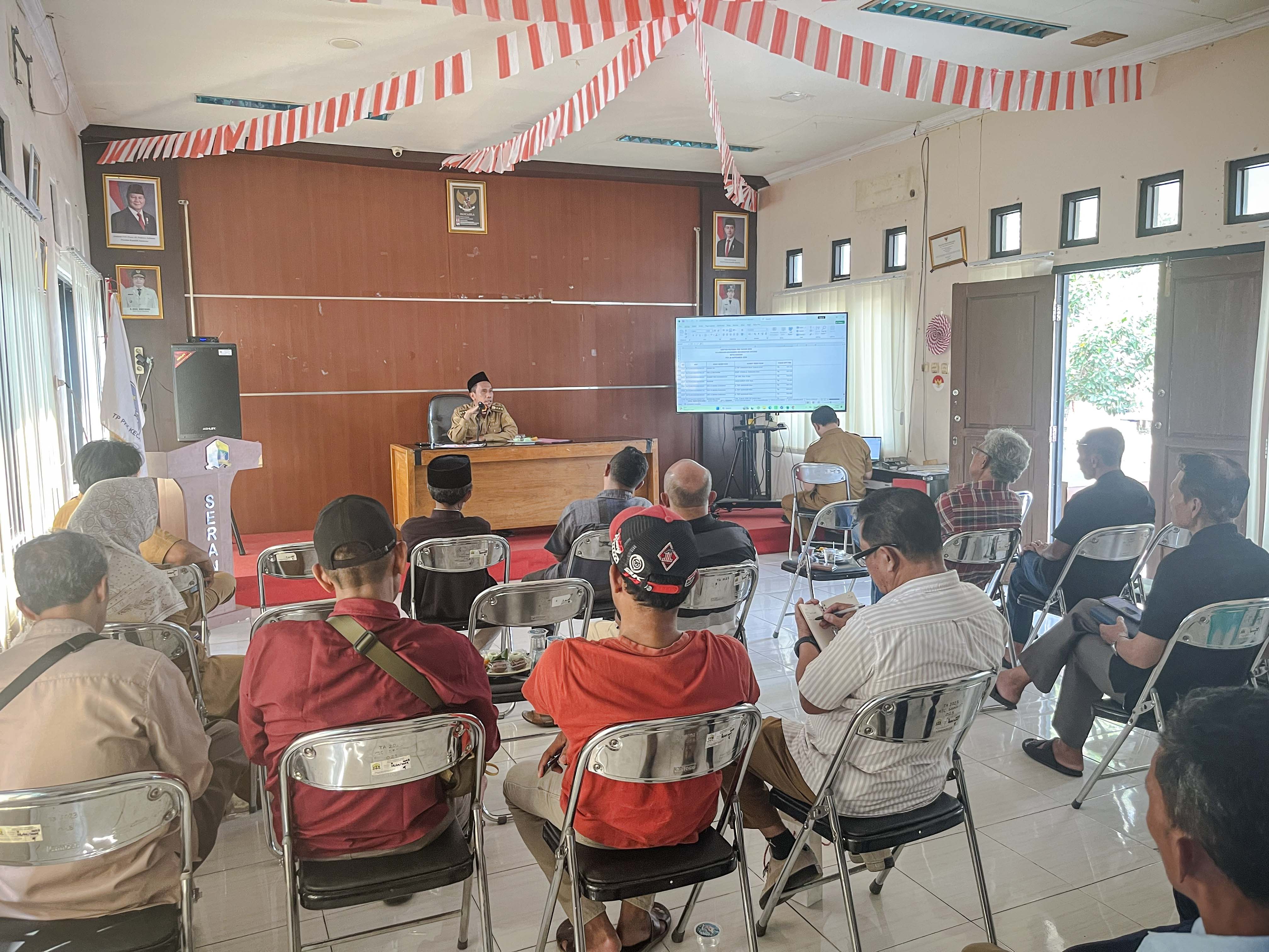 PEMBINAAN RTRW DALAM RANGKA OPTIMALISASI PBB KECAMATAN SERANG - SELASA, 29 SEPTEMBER 2026