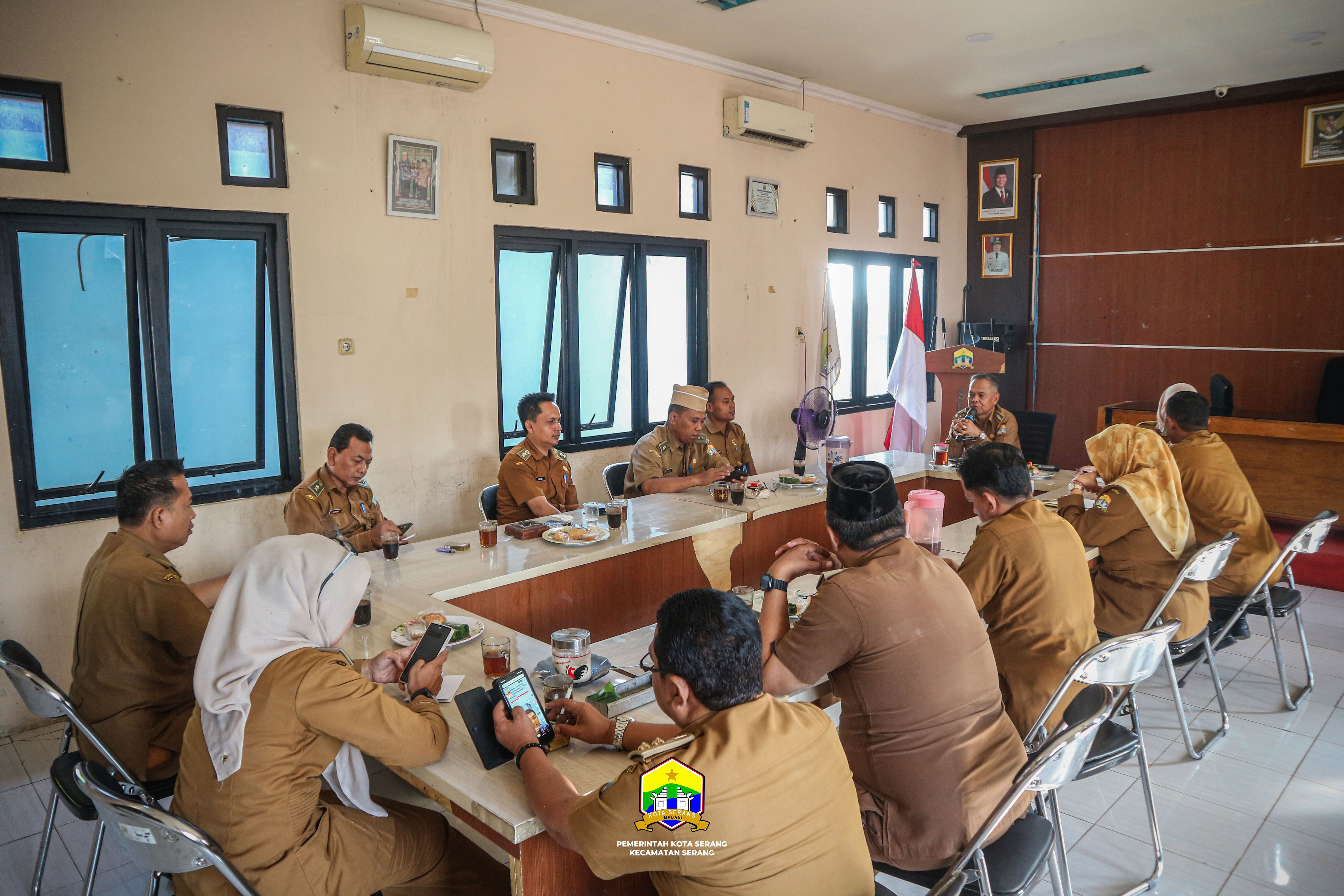 BRIEFING MINGGUAN DI KECAMATAN SERANG - SELASA, 05 AGUSTUS 2025