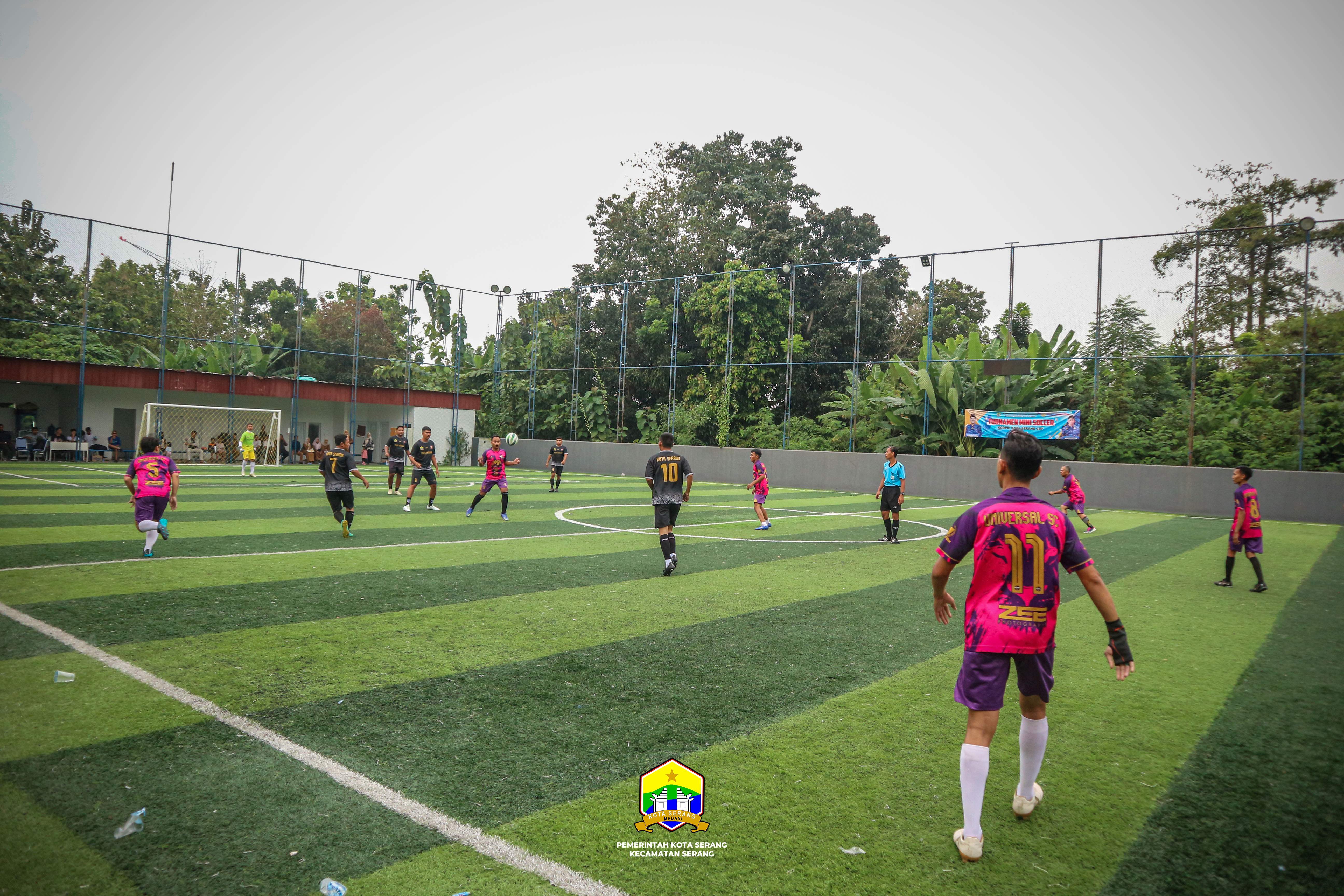 PERTANDINGAN MINISOCCER ANTARA KECAMATAN SERANG VS SATPOL PP - SELASA 05 AGUSTUS 2025