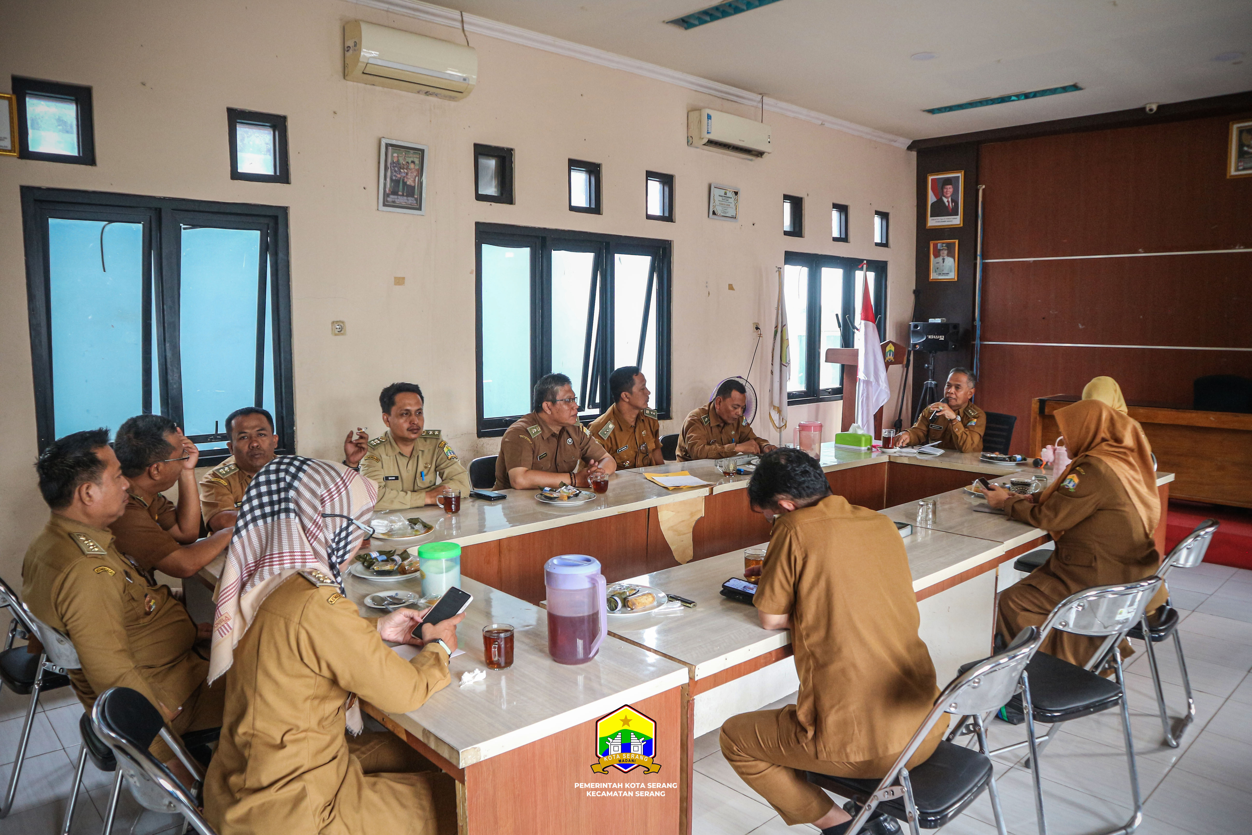BRIEFING MINGGUAN DI KECAMATAN SERANG - SELASA, 12 AGUSTUS 2025