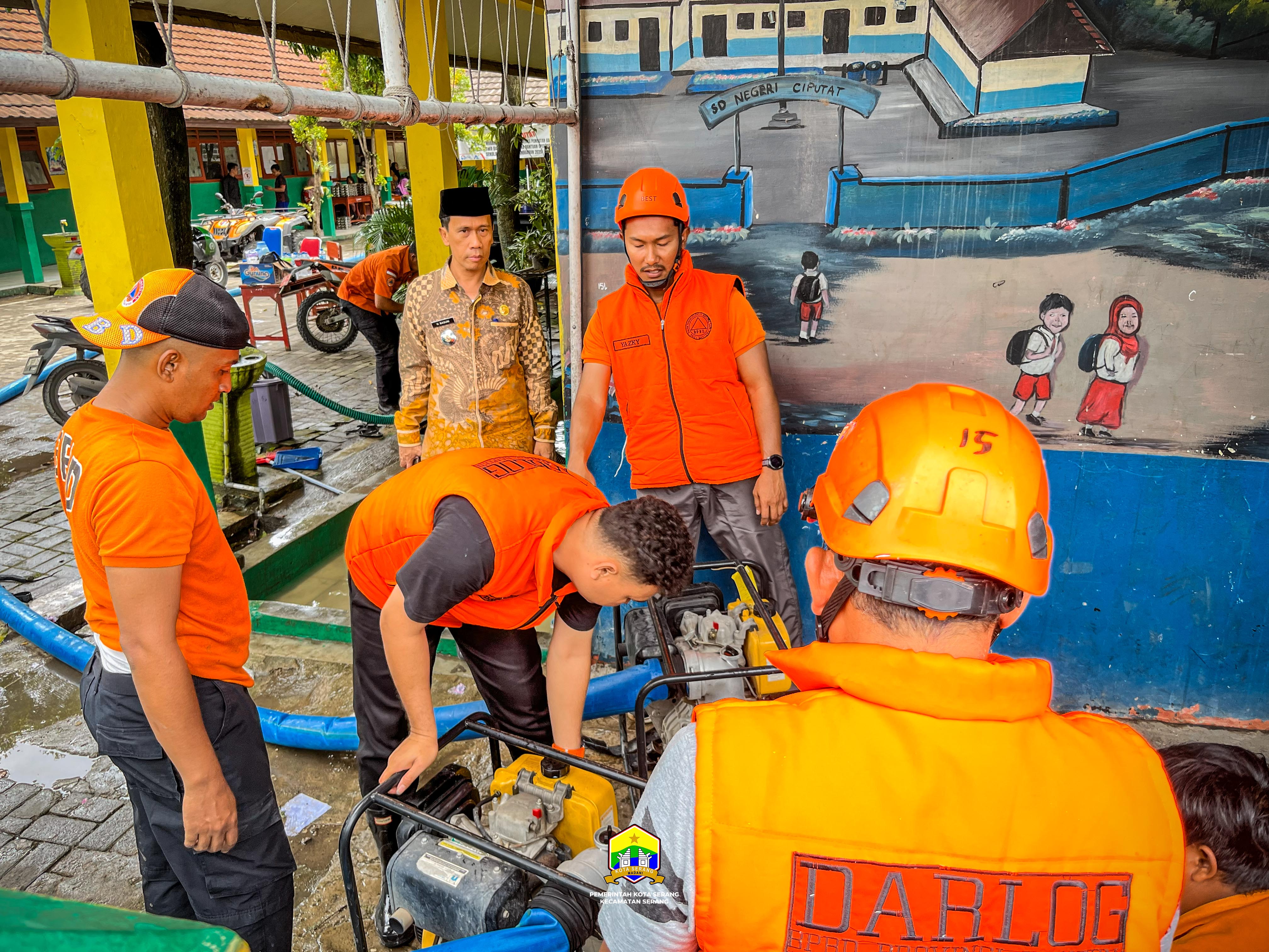 MONITORING BANJIR DI SD CIPUTAT, KELURAHAN KALIGANDU - KAMIS, 29 JANUARI 2026