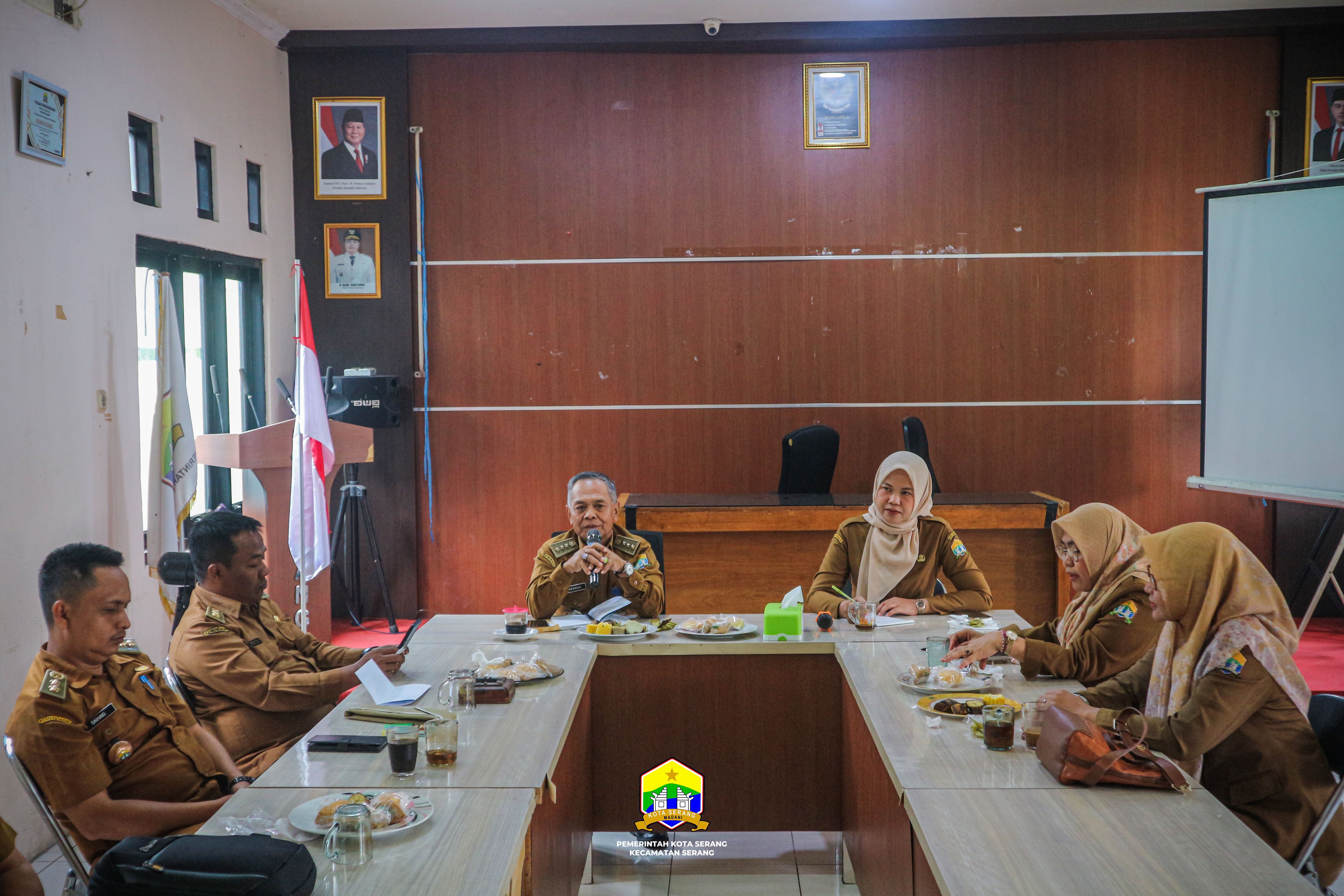 BRIEFING MINGGUAN DI KECAMATAN SERANG - SELASA, 19 AGUSTUS 2025