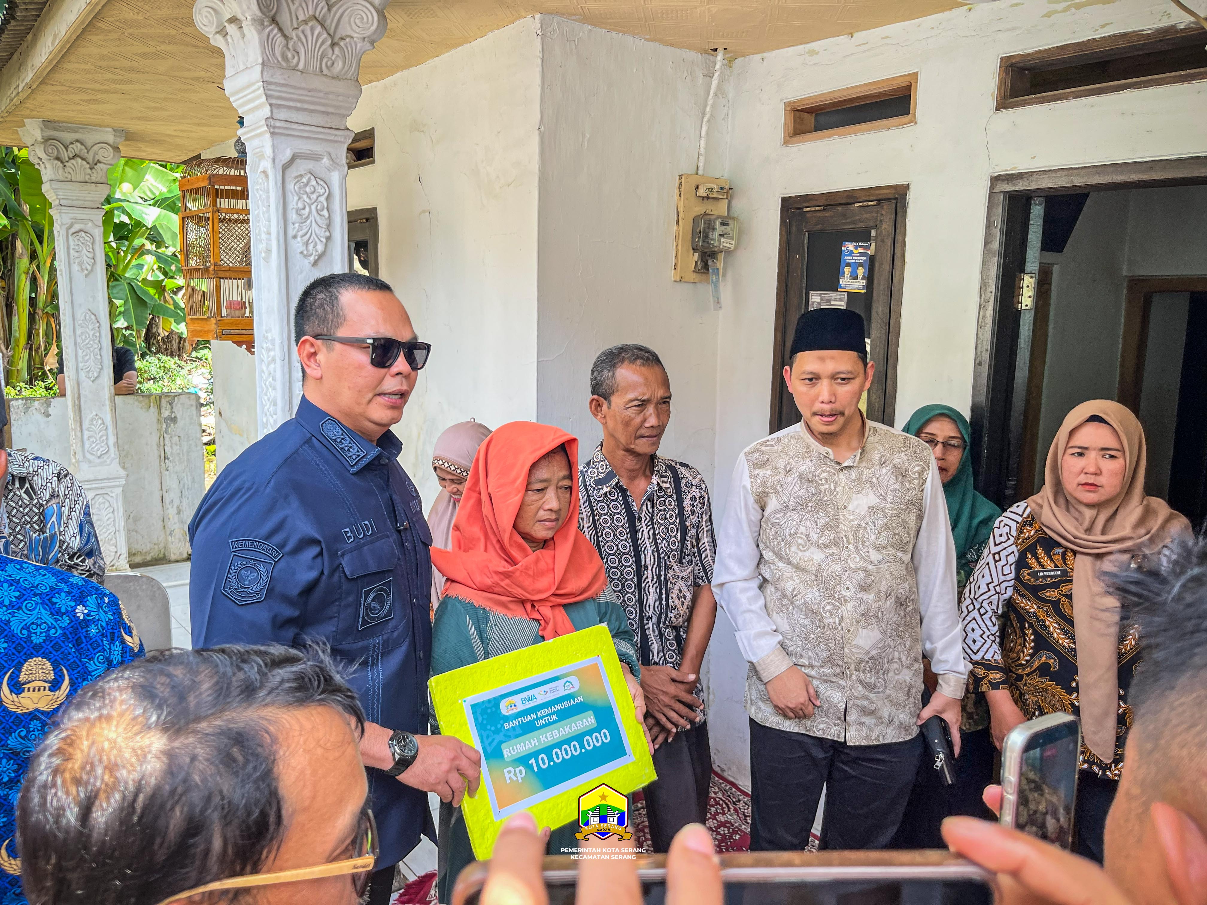 PENDAMPINGAN WALI KOTA SERANG DALAM PEMBERIAN BANTUAN KEPADA KORBAN KEBAKARAN - KAMIS, 05 FEBRUARI 2026