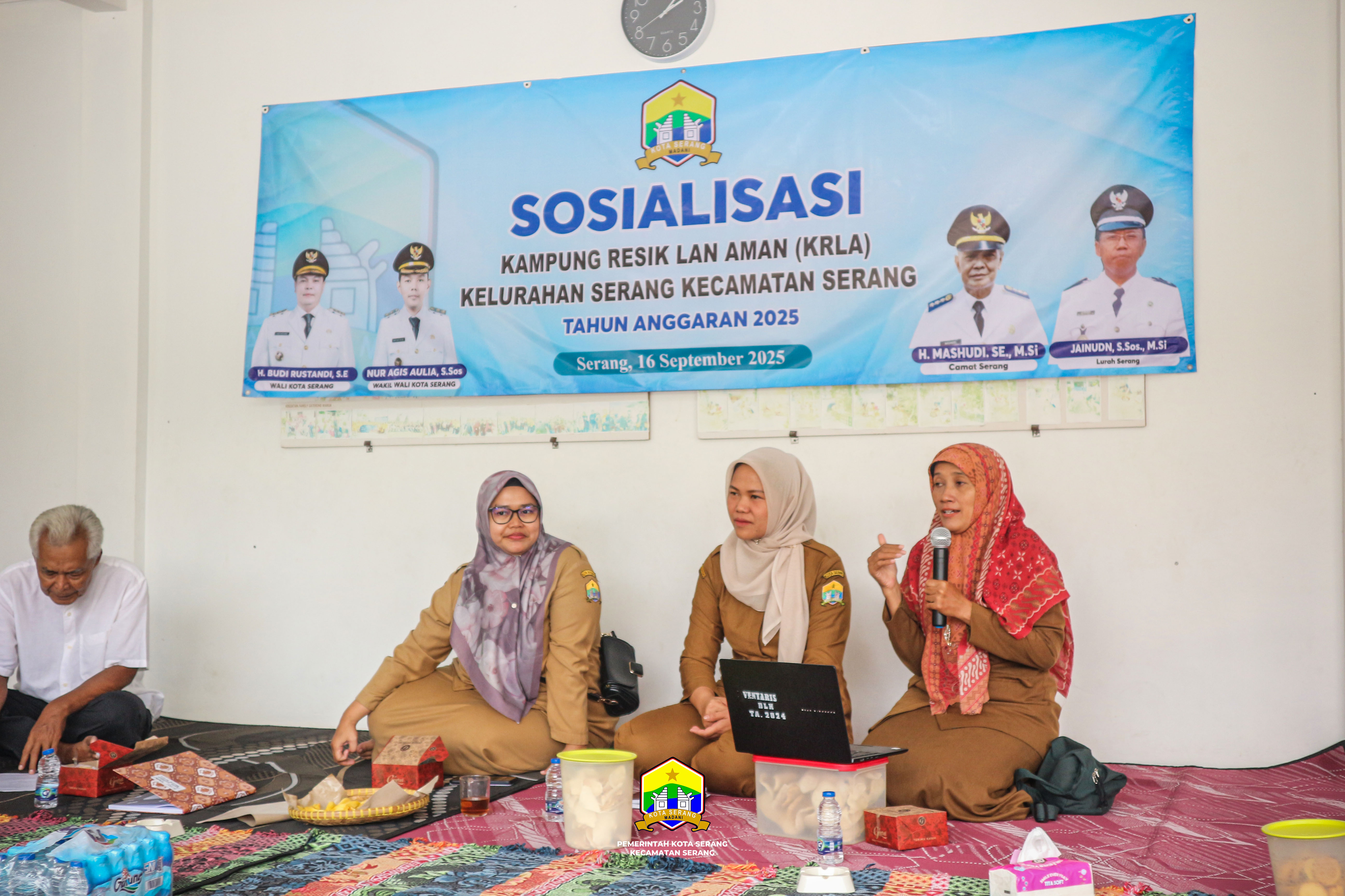 SOSIALISASI KAMPUNG RESIK LAN AMAN (KRLA) KELURAHAN SERANG KECAMATAN SERANG TAHUN ANGGARAN 2025 - KAMIS, 18 SEPTEMBER 2025