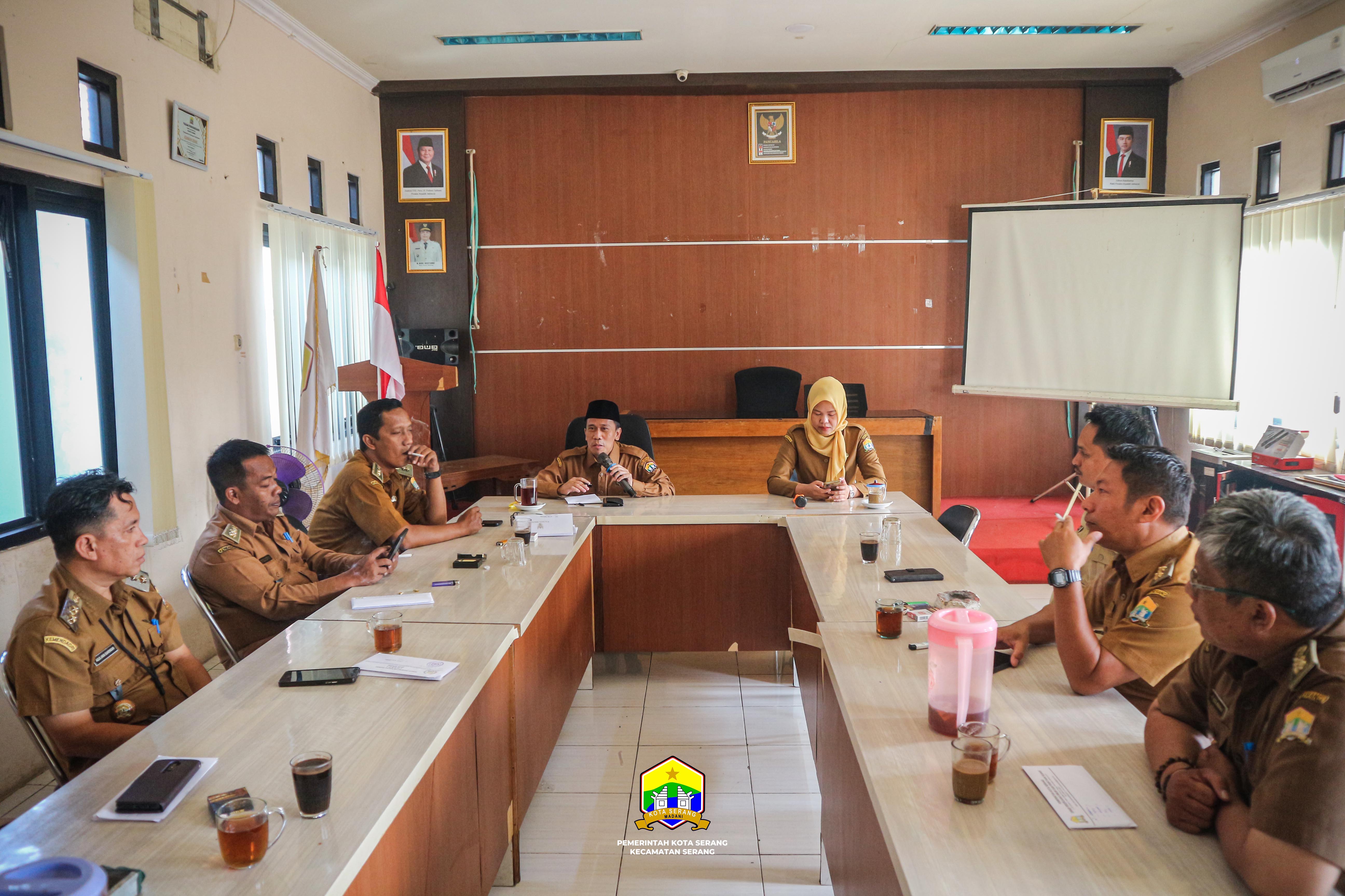 BRIEFING MINGGUAN DI KECAMATAN SERANG - SELASA, 07 OKTOBER 2025