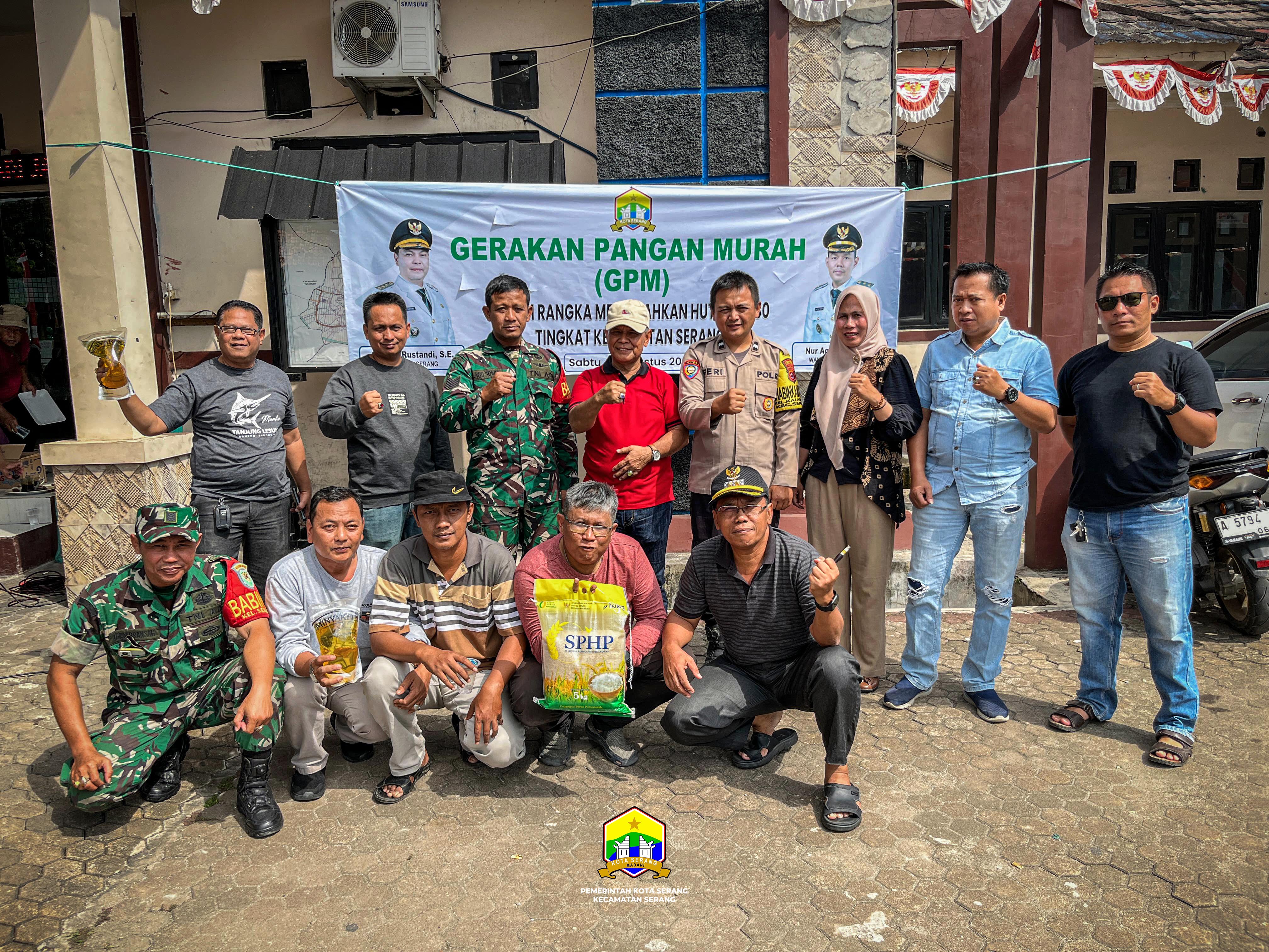 GERAKAN PANGAN MURAH (GPM) DALAM RANGKA MEMERIAHKAN HUT RI KE-80 TINGKAT KECAMATAN SERANG - SABTU, 30 AGUSTUS 2025