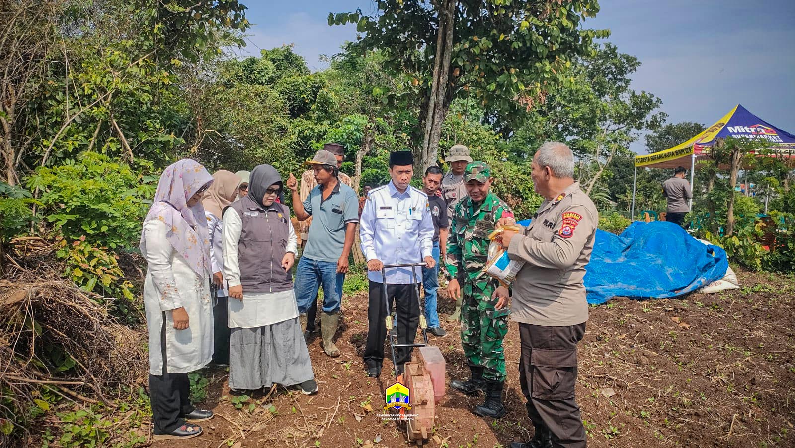 PENANAMAN BIBIT JAGUNG DI WILAYAH KELURAHAN SERANG - RABU, 08 OKTOBER 2025