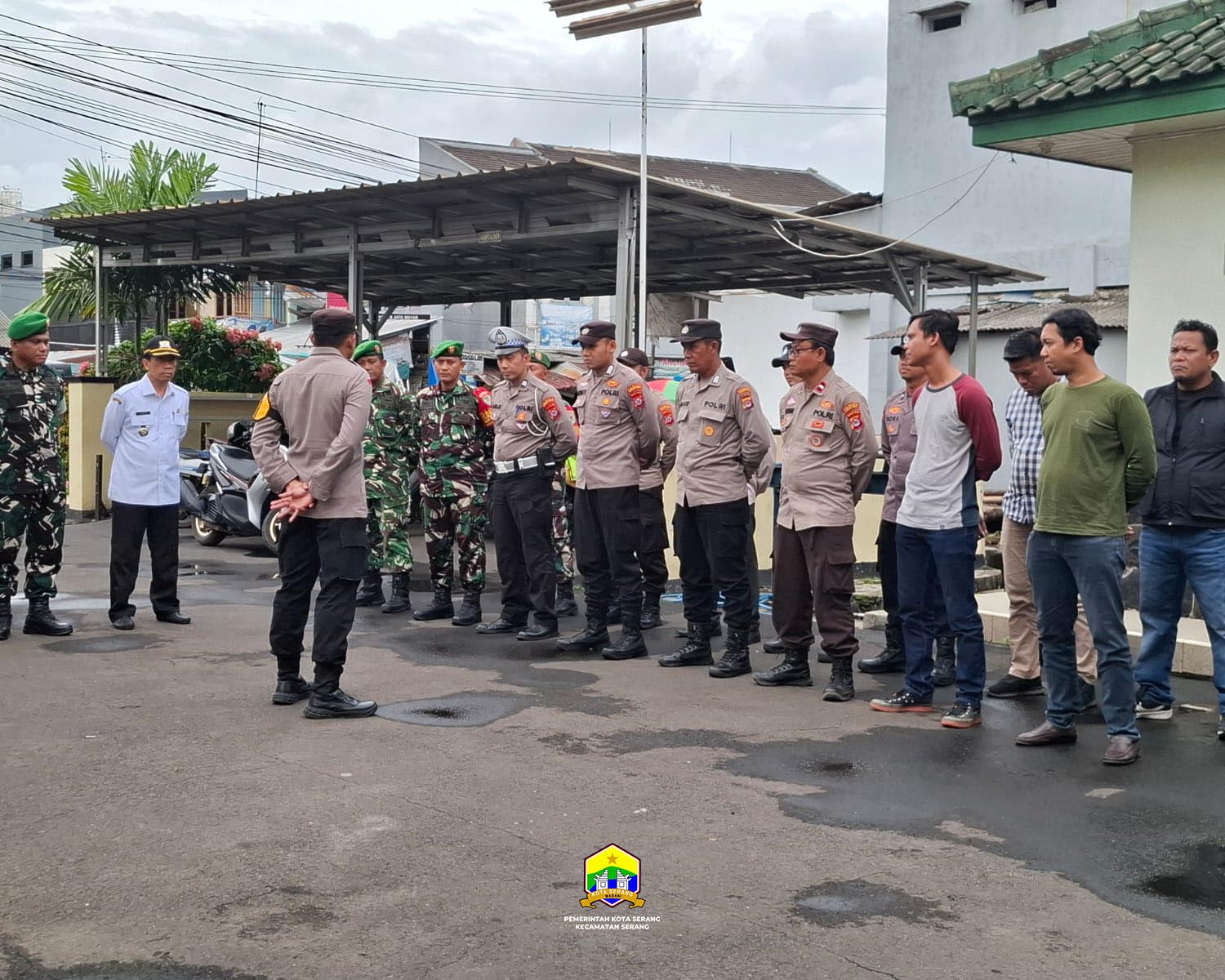 APEL SIAGA FORKOPIMCAM KECAMATAN SERANG DALAM RANGKA PENGAMANAN MENJELANG TAHUN BARU 2025 – RABU, 31 DESEMBER 2025