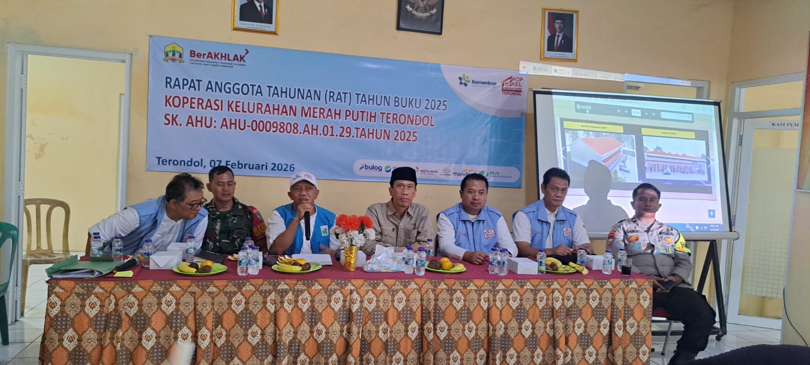 RAPAT ANGGOTA TAHUNAN (RAT) KOPERASI MERAH PUTIH KELURAHAN TRONDOL - SABTU, 07 FEBRUARI 2026